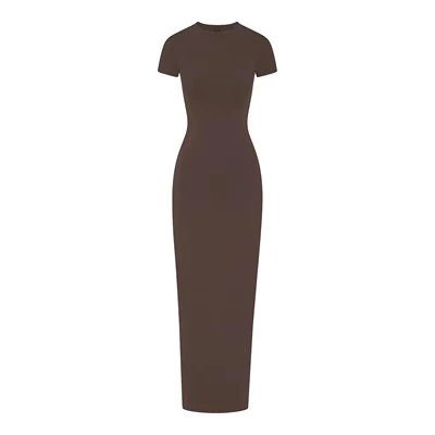 Saint Tears Minimalist Midi Dress Gray - 12