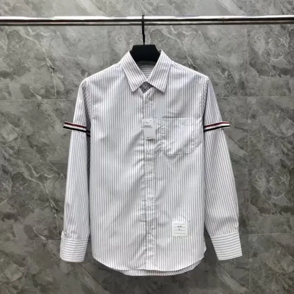 Off-White Industrial Stripe White Cotton Shirt - 14