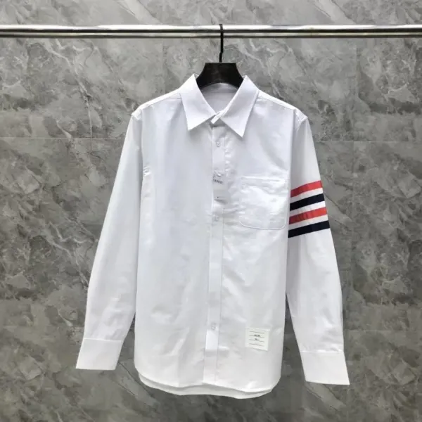 Off-White Industrial Stripe White Cotton Shirt - 15