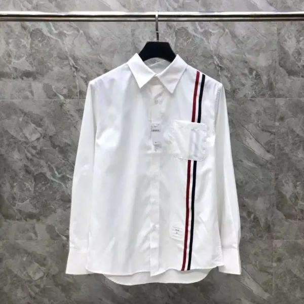 Off-White Industrial Stripe White Cotton Shirt - 17