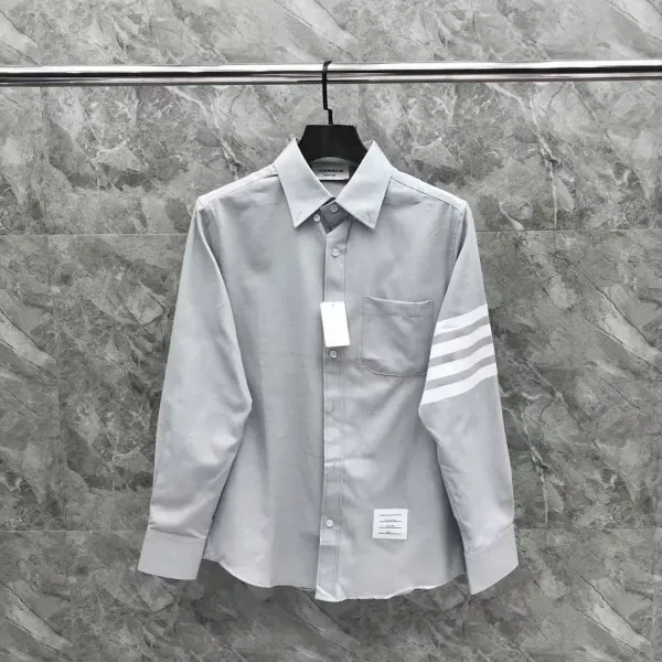 Off-White Industrial Stripe White Cotton Shirt - 42