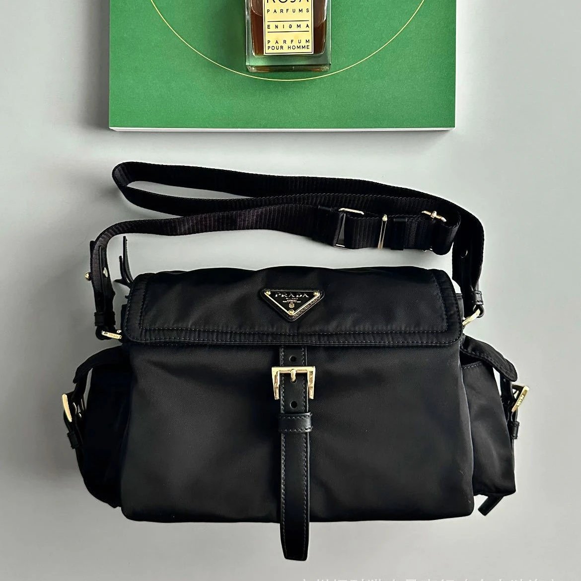 Prada Nylon Messenger Bag