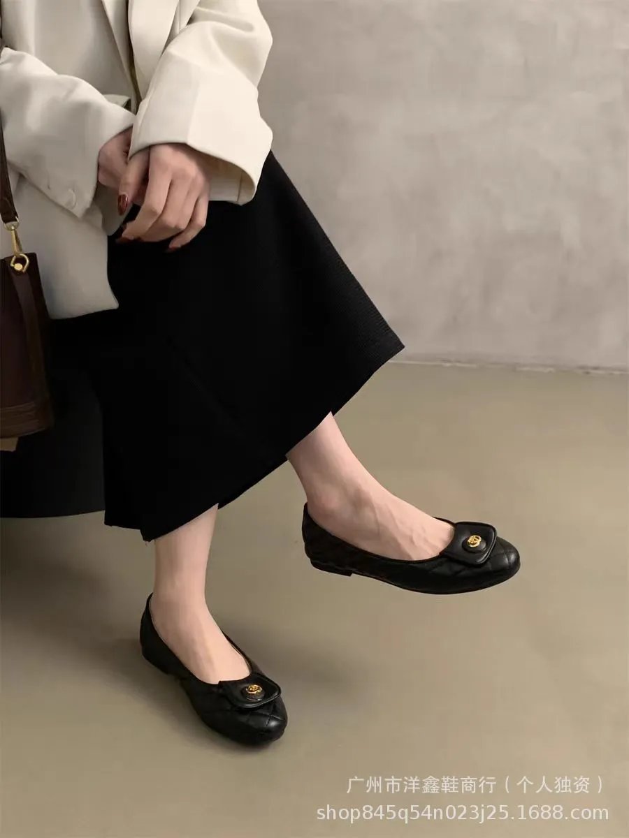 Chanel Quilted Loafers Black Leather Shoes - 3