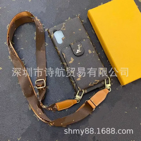 Louis Vuitton Phone Crossbody Case Black - 3