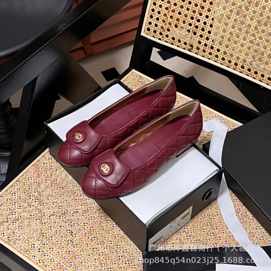 Chanel Quilted Loafers Black Leather Shoes - 27