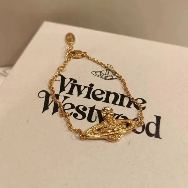 Vivienne Westwood Orb Crystal Gold Bracelet - 5