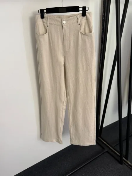 Brown Utility Sleeveless Shirt and Cropped Pants Set - 9