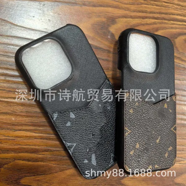 MCM Logo-Print Leather Phone Case Black - 5