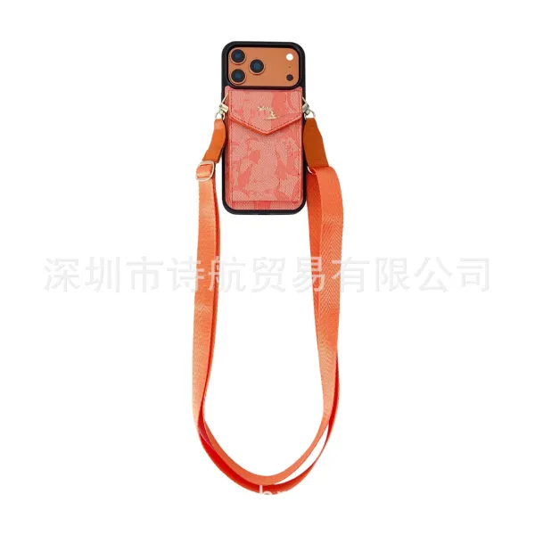 Coach Phone Crossbody Case Pink Signature Canvas Phone Accessory - 15