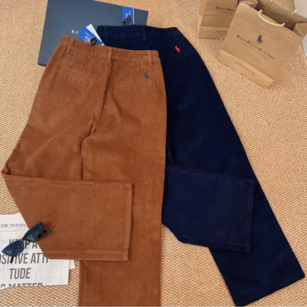 Ralph Lauren Corduroy Pants Navy - 3