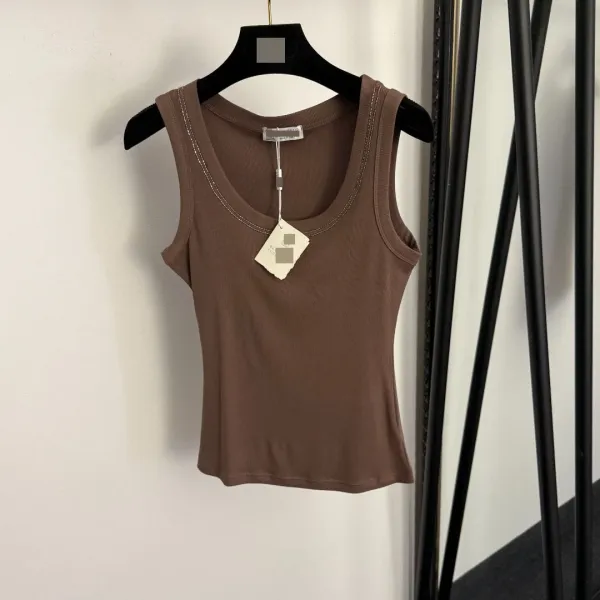 Saint Tears Ribbed Tank Top Burgundy Vest-Top - 8