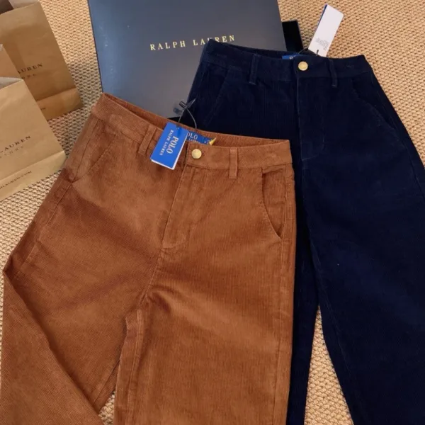 Ralph Lauren Corduroy Pants Navy - 5