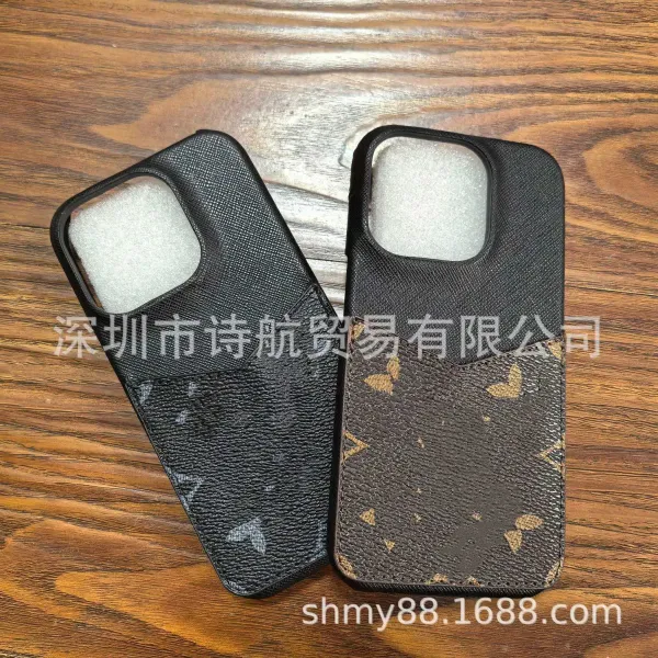 MCM Logo-Print Leather Phone Case Black - 4