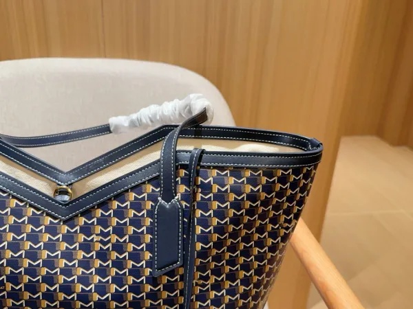 Maison Margiela Glam Slam Tote Bag Black and White Houndstooth Handbags - 6