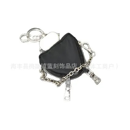 Prada Re-Nylon Mini Pouch with Chain Strap Black - 5