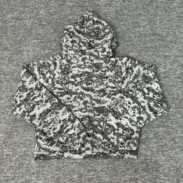MMY Black and Gray Contrast Hoodie and Sweatpants Set - 11