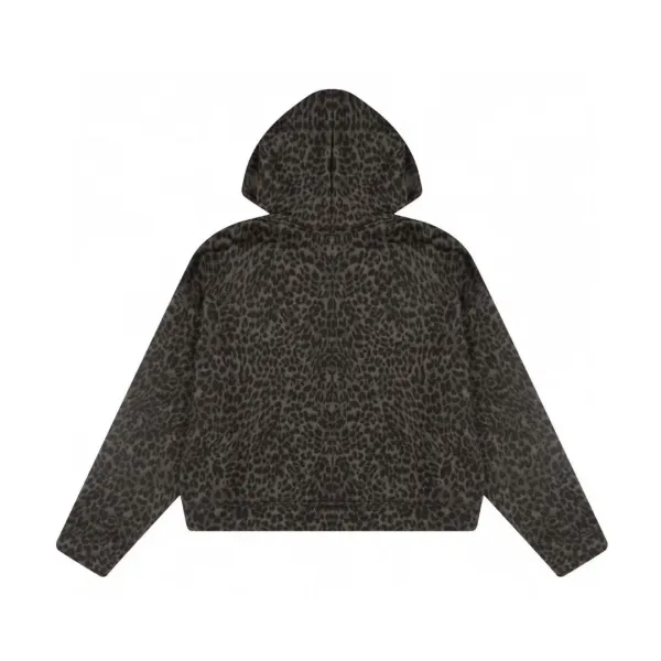 Gallery Dept. Leopard Print Zip-Up Hoodie - 6