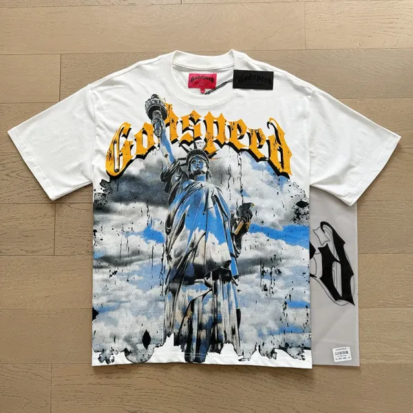 Godspeed Statue of Liberty Graphic T-Shirt - 1