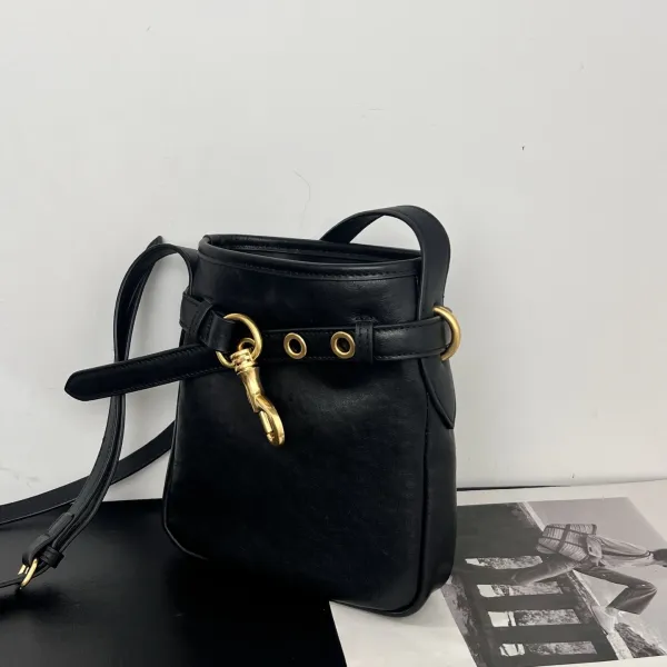 Off-White Industrial Belt Bucket Bag Black - 11