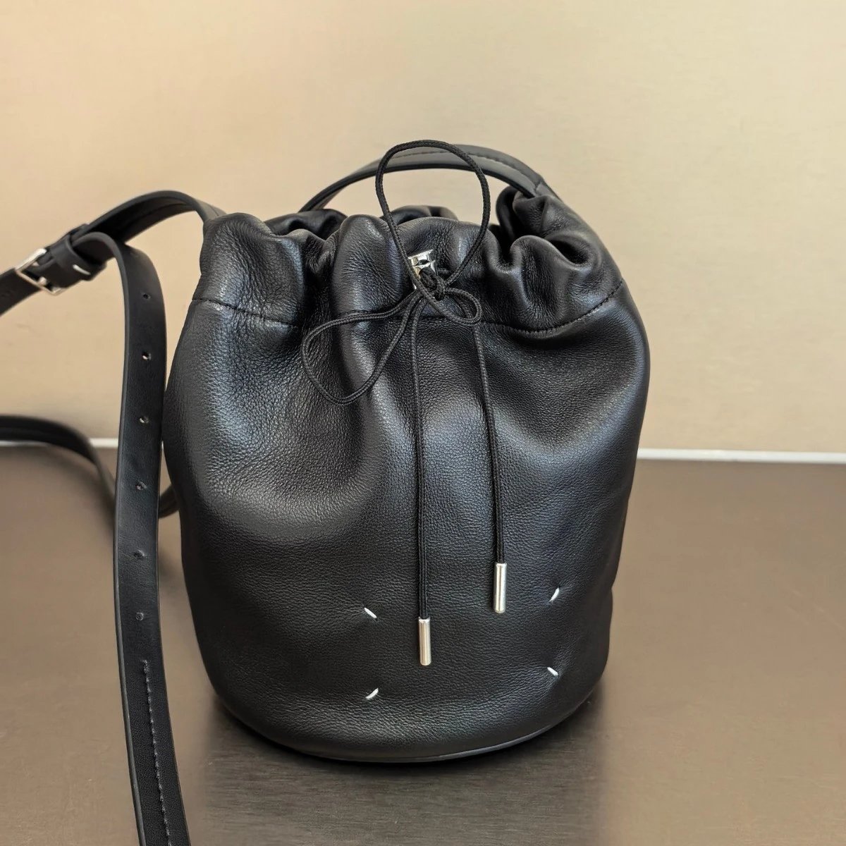 Margiela Water Bucket Drawstring Bag
