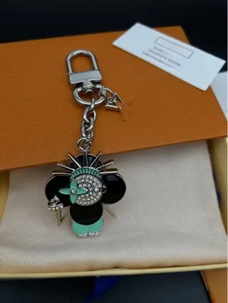 Dior Lady Dior Butterfly Keychain Multicolor Accessories - 6