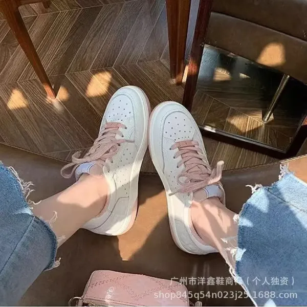 Hogan Interactive White Perforated Leather Sneakers - 9