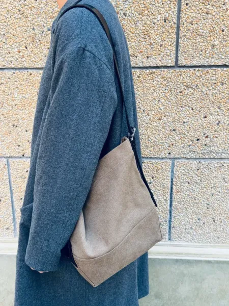 Stone Island Canvas Bucket Bag Beige Shoulder Bag - 8