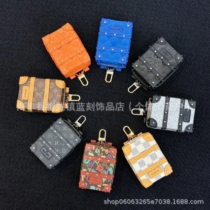 Mini Luggage Keychain Bag