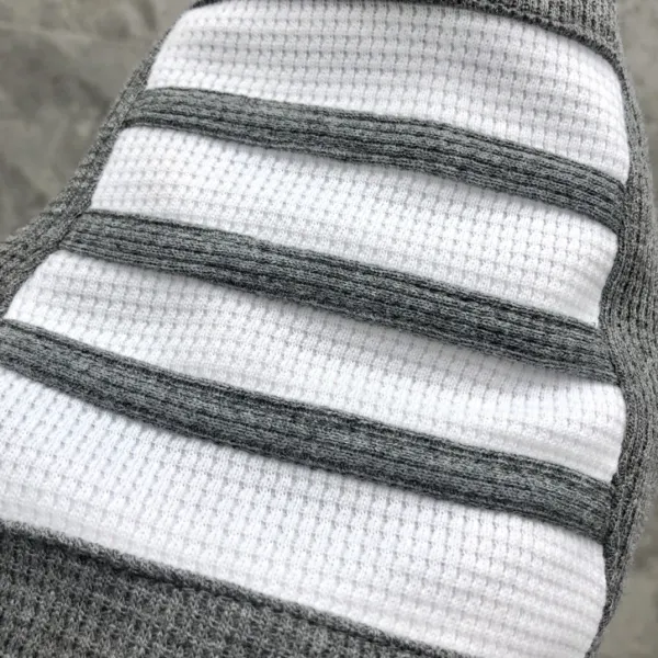 Thom Browne 4-Bar Stripe Waffle Knit Shorts White - 28