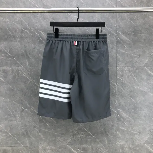 Thom Browne 4-Bar Stripe Nylon Shorts Gray - 15
