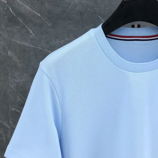 Thom Browne Classic Four-Bar Stripe White T-Shirt - 16
