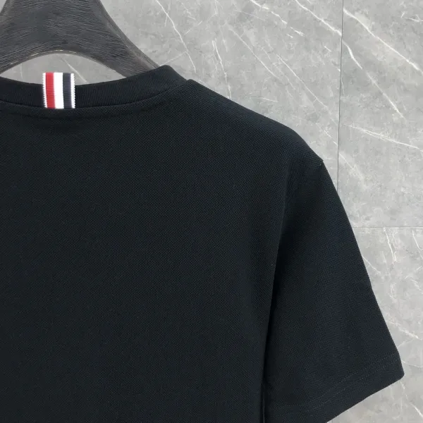 Thom Browne Classic Four-Bar Stripe White T-Shirt - 25