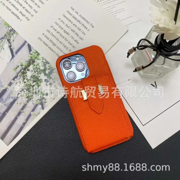 Imitator Luxury-Style Cardholder Phone Case Black Phone-Case - 7
