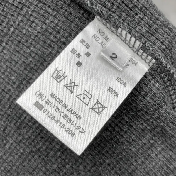 Thom Browne Classic Four-Bar Stripe Gray Knit Polo - 27