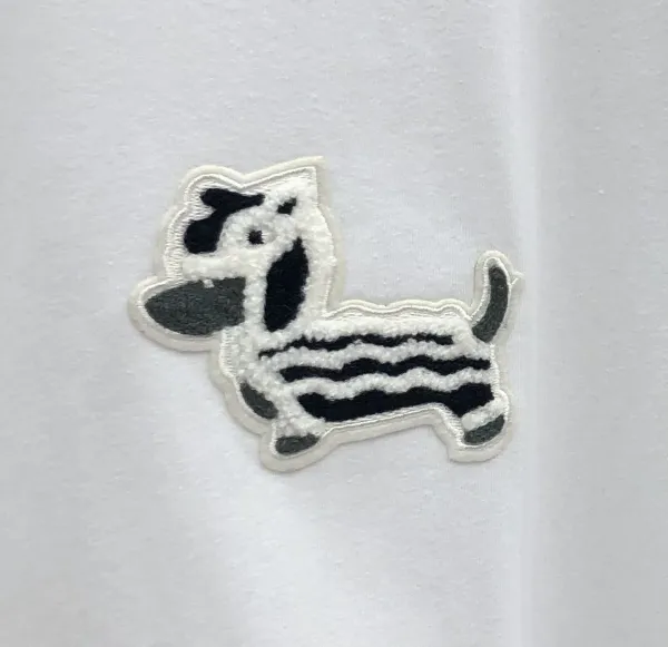 Thom Browne Pink Dog Embroidered T-Shirt - 23