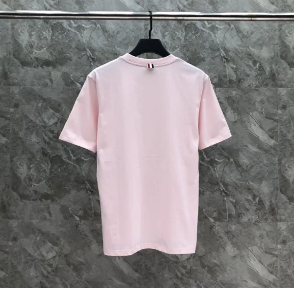 Thom Browne Pink Dog Embroidered T-Shirt - 27