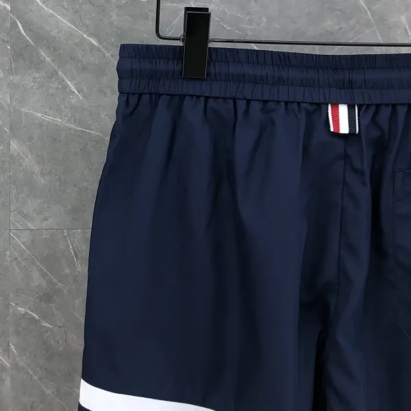 Thom Browne 4-Bar Stripe Nylon Shorts Gray - 10