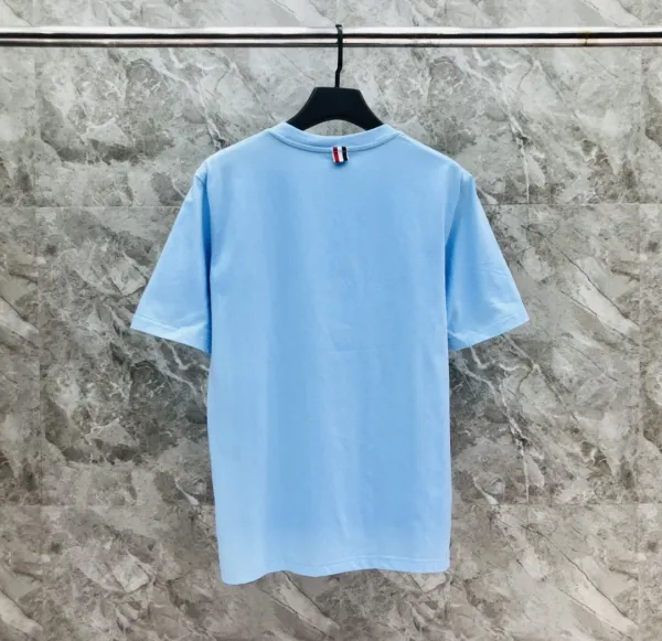 Thom Browne Pink Dog Embroidered T-Shirt - 35