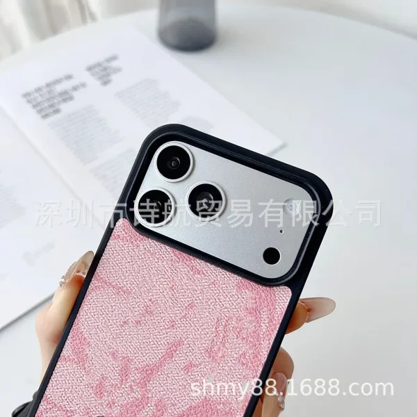 Loewe x iPhone Case Pink Floral Jacquard Phone Case - 9