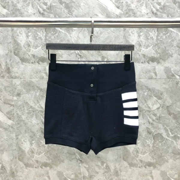 Adidas Originals Three-Stripe Waffle Knit Shorts Black - 1