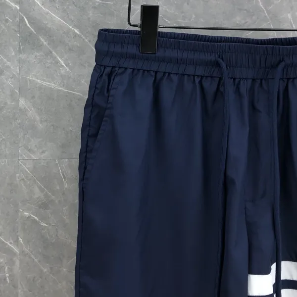 Thom Browne 4-Bar Stripe Nylon Shorts Gray - 9