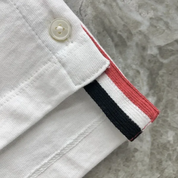 Thom Browne Classic Four-Bar Stripe Pocket T-Shirt Black - 24