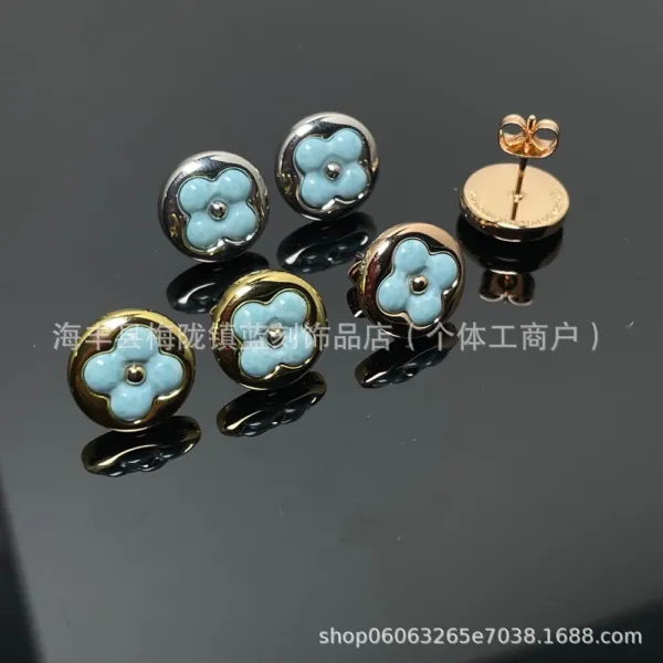 Floral Enamel Pendant Necklace in Gold, Rose Gold, and Silver - 2