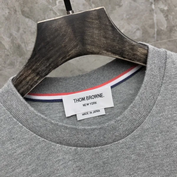 Thom Browne 4-Bar Stripe Navy T-Shirt - 23