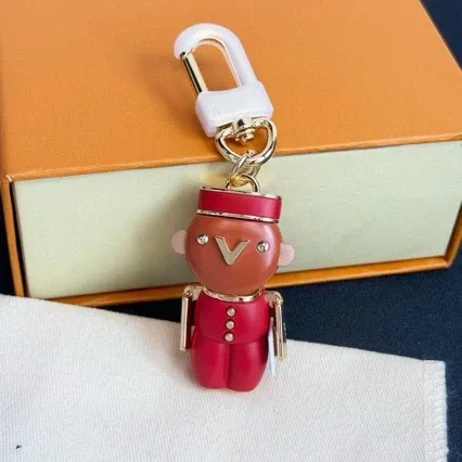 Silver Four-Petal Flower Keychain Accessories - 4