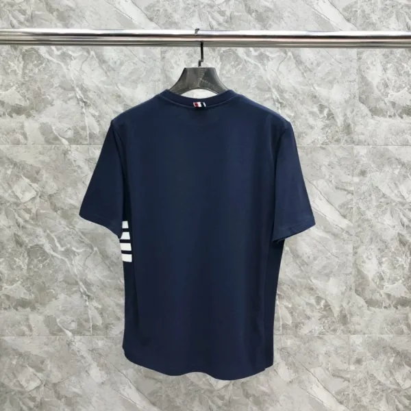 Thom Browne 4-Bar Stripe Navy T-Shirt - 34
