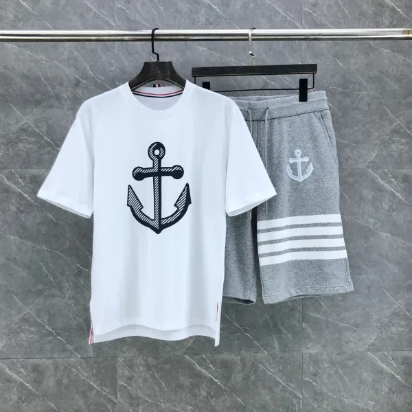 Off-White Anchor Print Black T-Shirt - 10