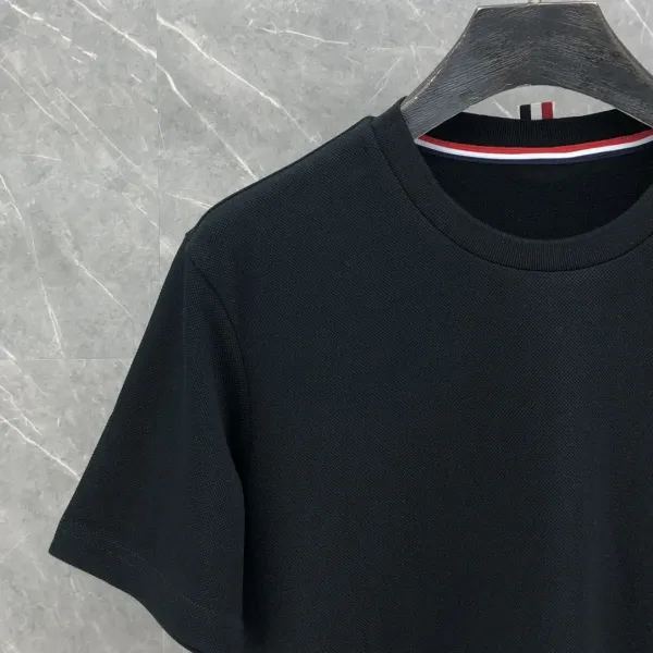 Thom Browne Classic Four-Bar Stripe White T-Shirt - 24