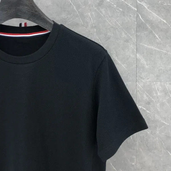 Thom Browne Classic Four-Bar Stripe White T-Shirt - 26