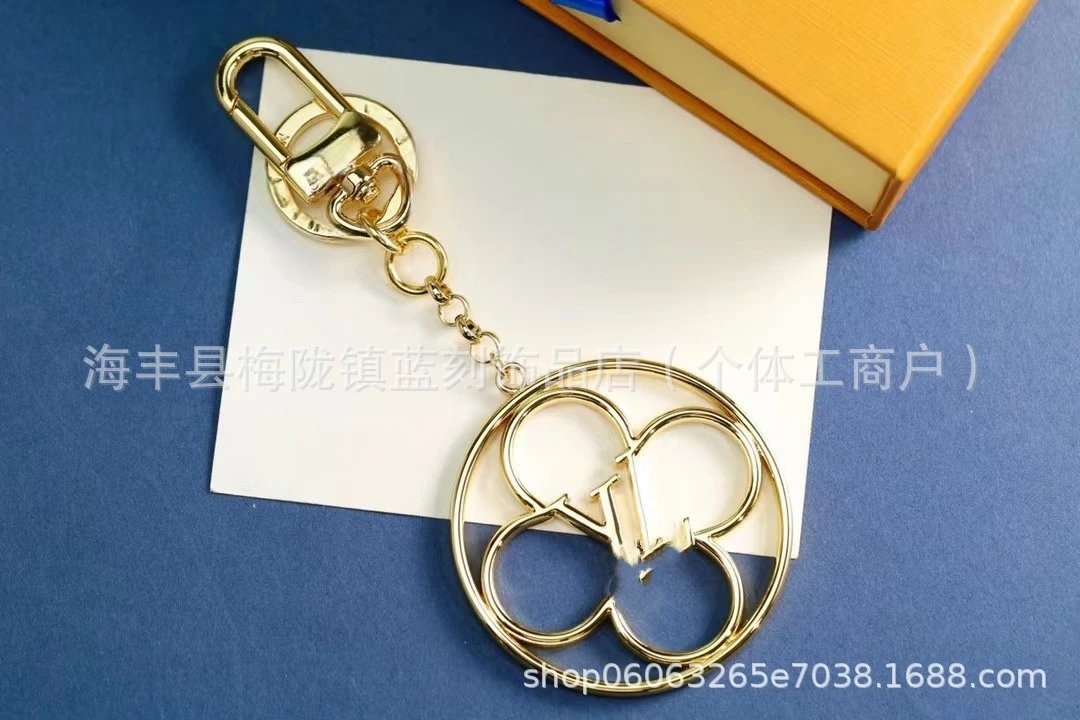 Louis Vuitton Monogram Lock & Key Charm Set Gold Pink Accessories - 3